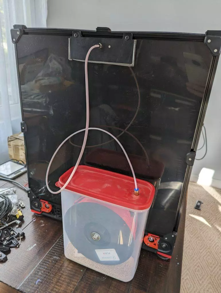 Connect your PTFE tube to your Voron 2.4 printer