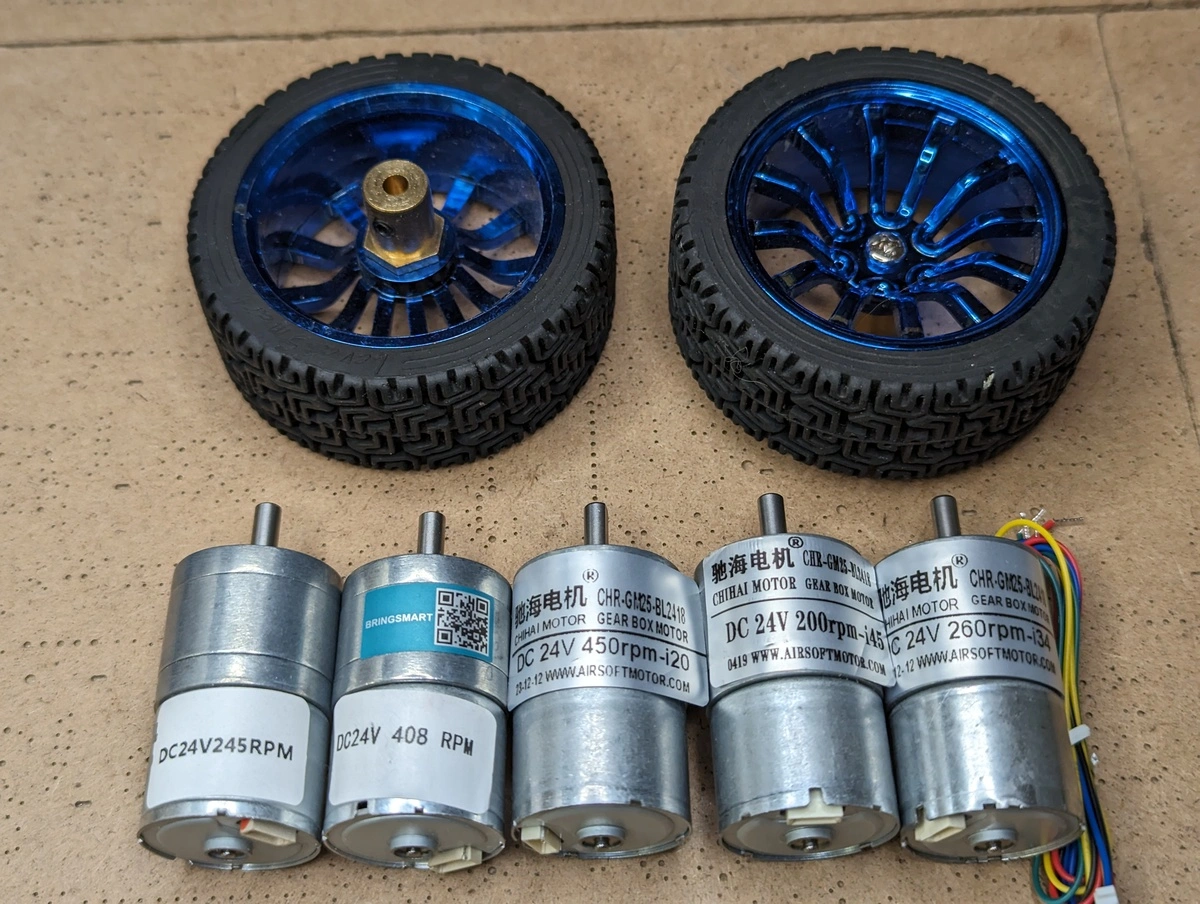 Supported 2418 BLDC motors and 65mm wheels