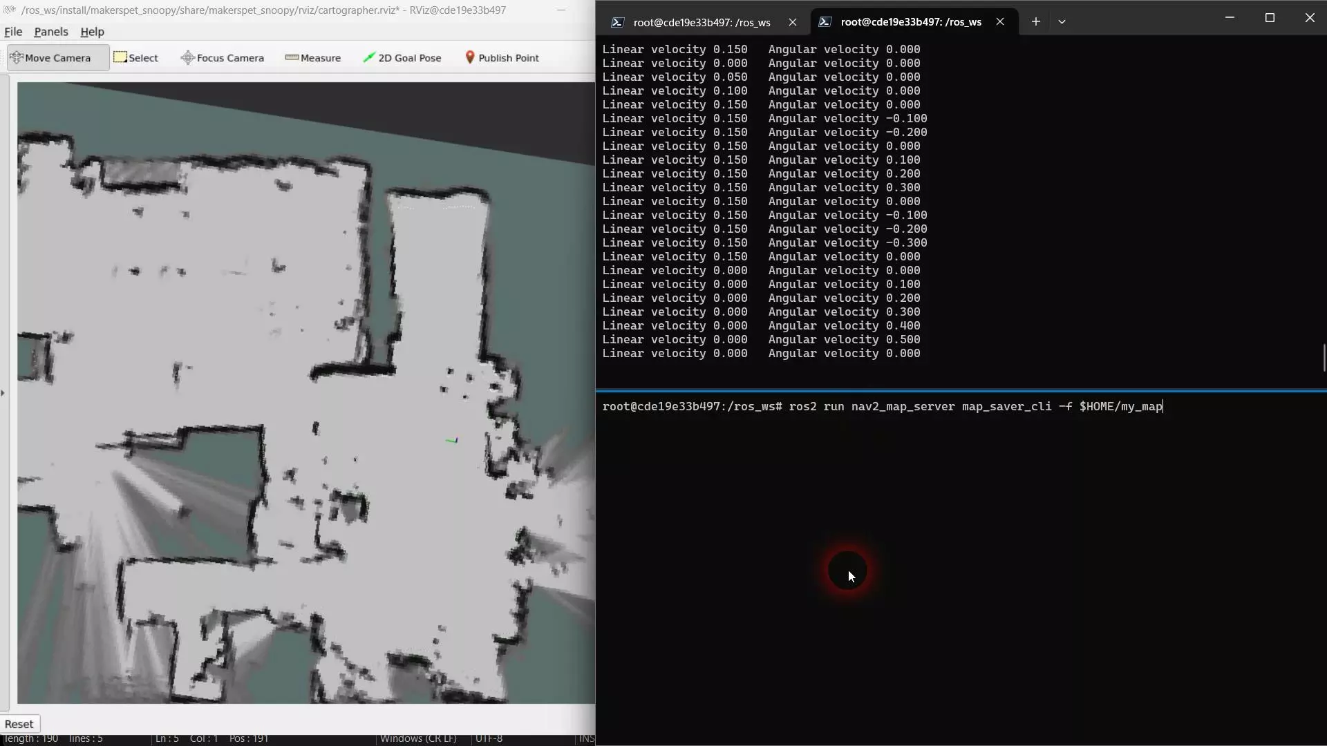 Snoopy maps, navigates in real-time - tutorial included