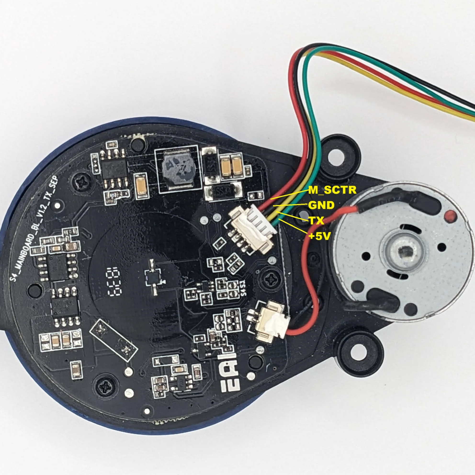 YDLIDAR X2L connector pinout