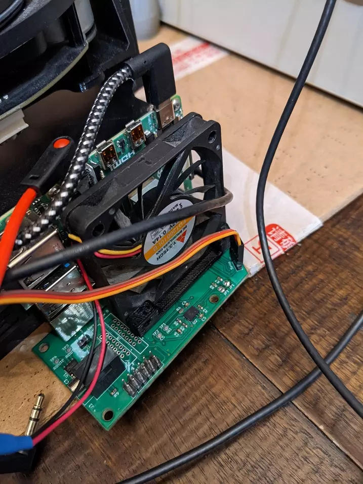 Kiddo companion robot - Raspberry Pi 4B fan