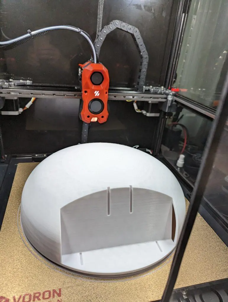 Maker''s Pet Snoopy's head completed 3D-print