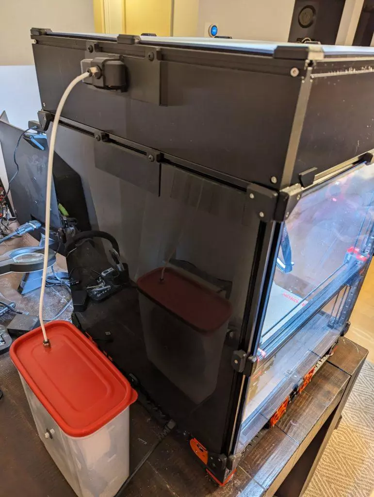 Voron 2.4 with top hat - view from the back