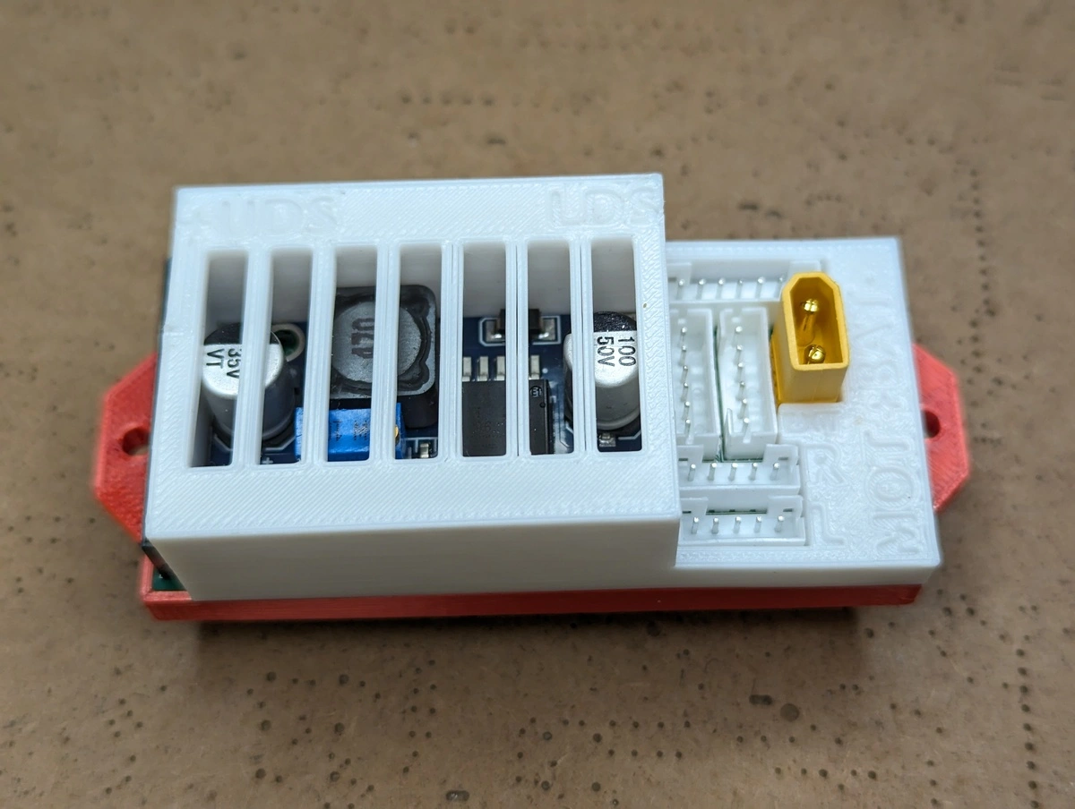 ESP32 main board in enclosure - bottom