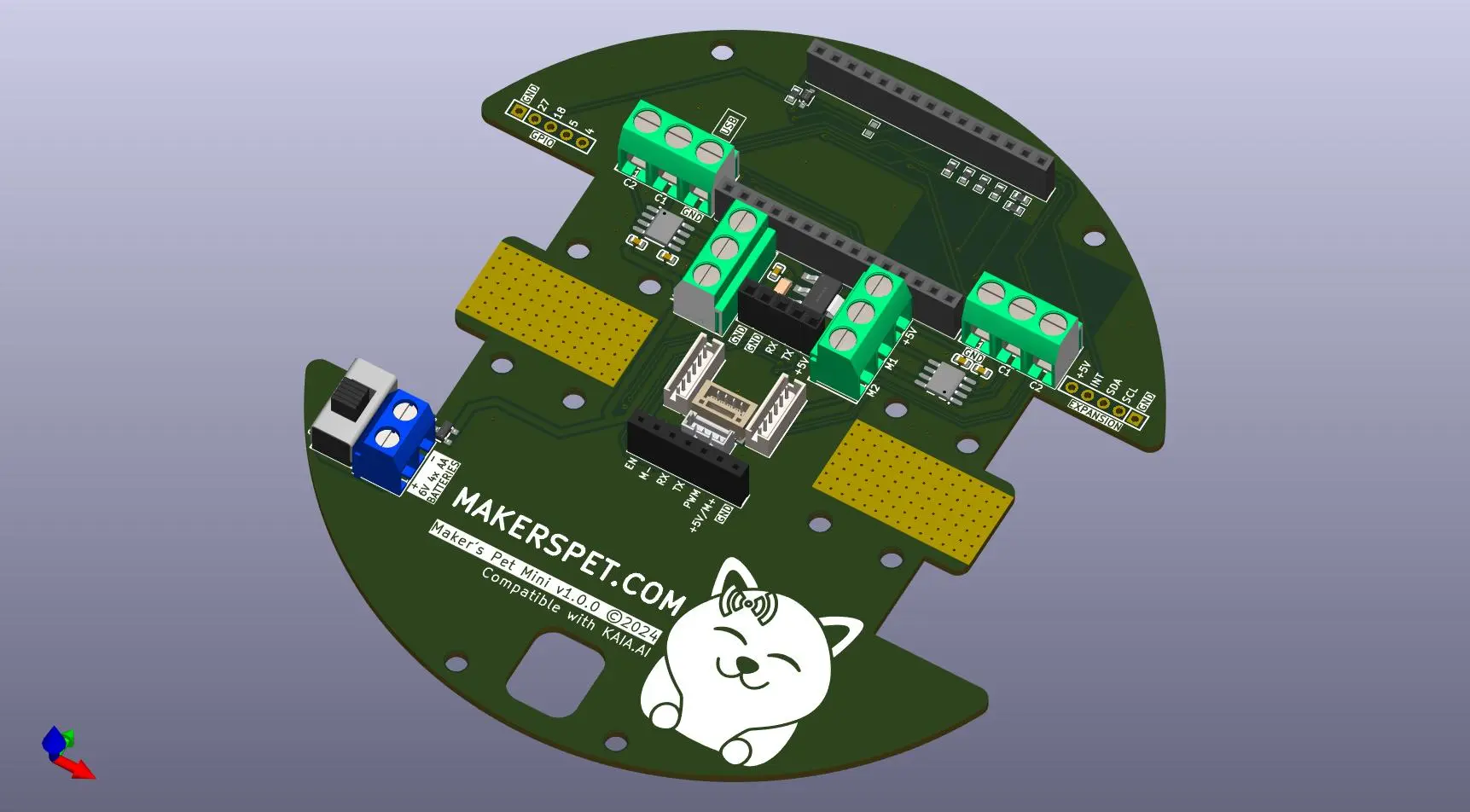 Maker's Pet Mini board