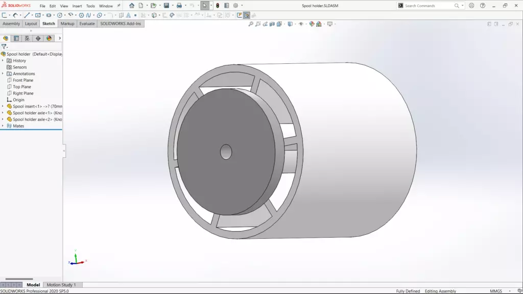 Spool insert assembly