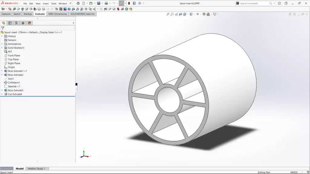 Spool insert