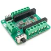 Driver Board for ESP32-DOIT-DevKit-V1, Brushed DC Motors and LiDAR