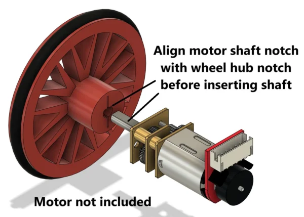 43mm Wheel for N20 Motor