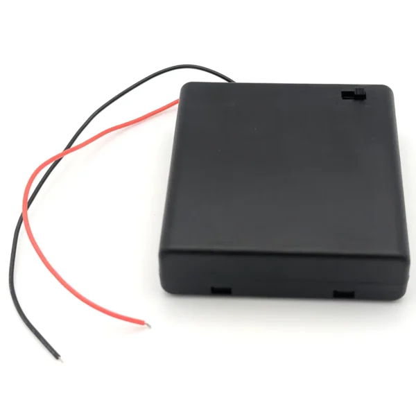4x AA Battery Holder with On/Off Switch