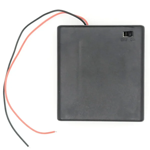 4x AA Battery Holder with On/Off Switch