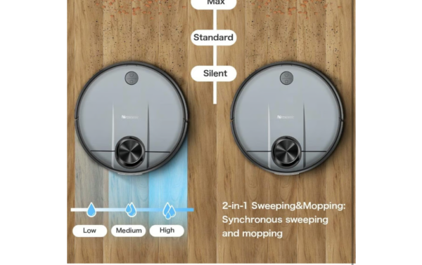 Proscenic M6 Pro suction levels and 2-in-1 sweeping and mopping