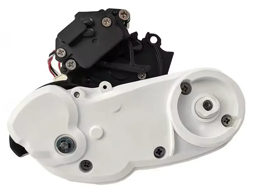 Roborock Qrevo Side Brush Motor and Gearbox With Arm - Front View