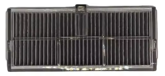 Compact Dreame HEPA filter with three pleat cells in two rows, for 12 kPa robot vacuums