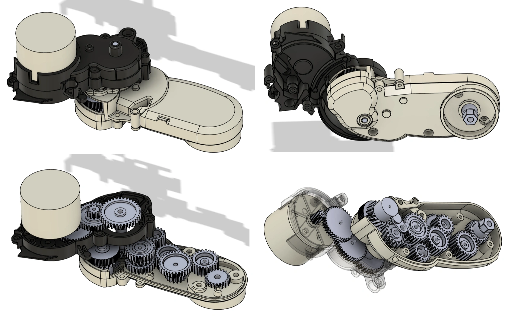 Reverse-engineered extendable side brush with a flexible arm